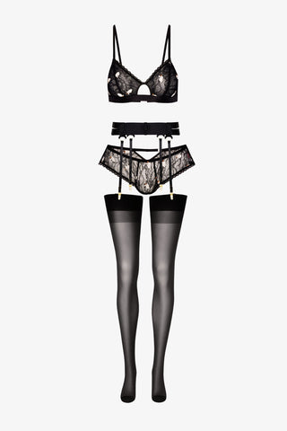Swan Suspender Set - Empress Mimi