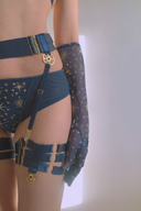 Celeste Suspender Belt - Empress Mimi