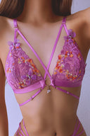 Madame X Pink Strappy Bralette - Empress Mimi