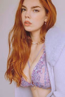Madame X strappy bralette in Lilac - Empress Mimi