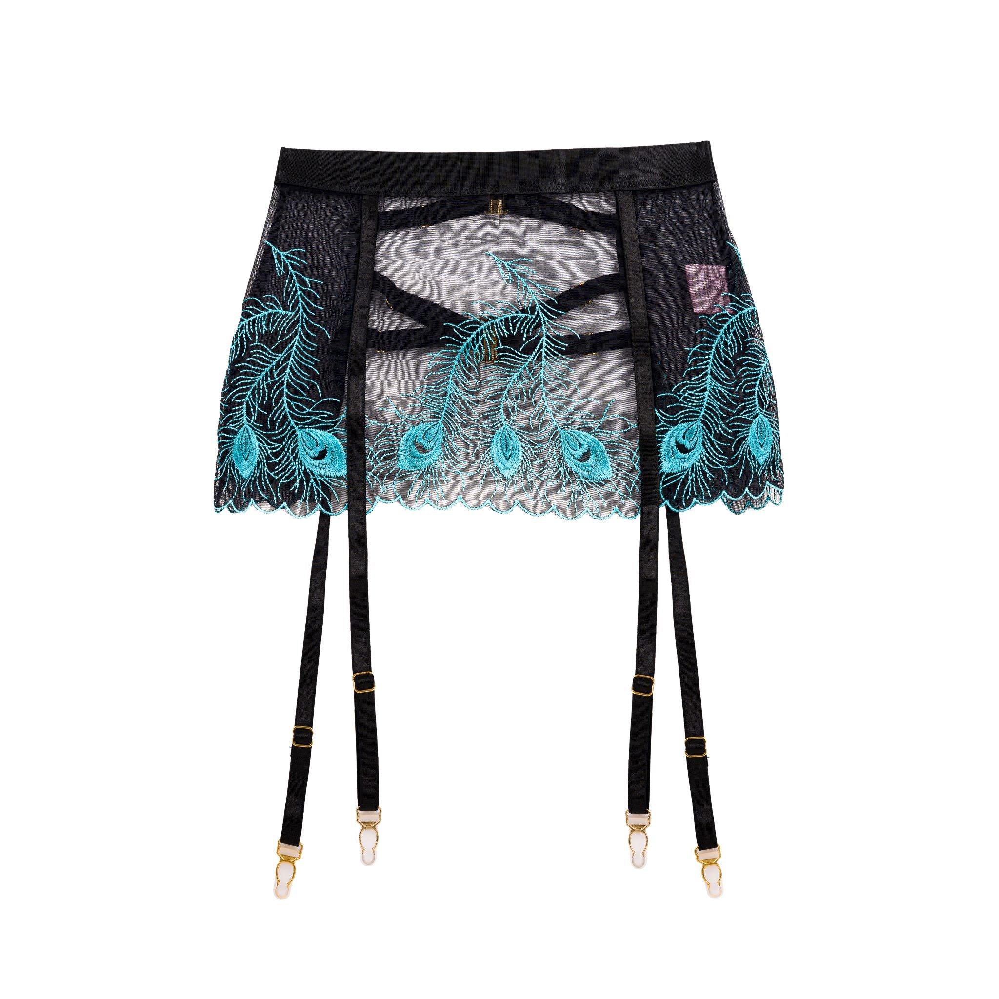 Majestic Peacock Suspender Belt Majestic Peacock Suspender Belt